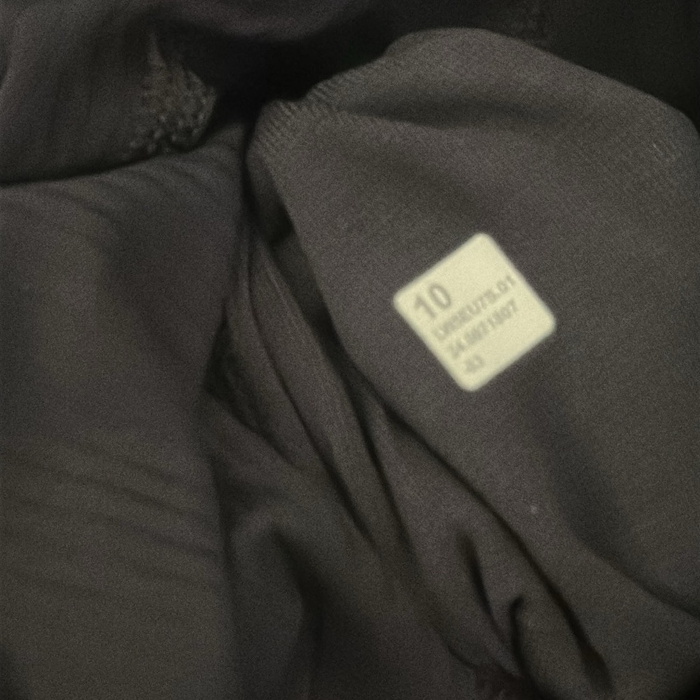 Lululemon Align Ribbed High-Rise  Black size 10 - Picture 2 of 3